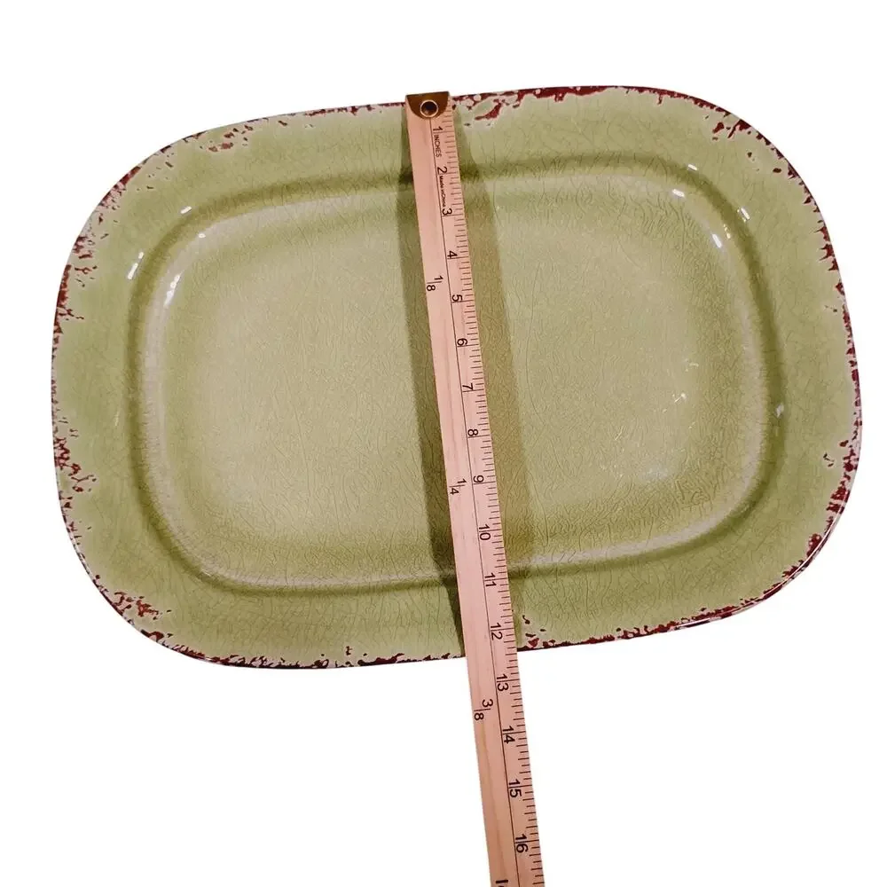 Williams Sonoma Rustic Farmhouse Melamine Serving Platters Set